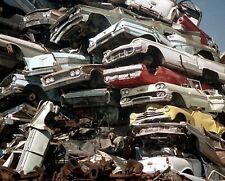 1962 JUNK CARS SALVAGE YARD Photo  (226-Y) picture