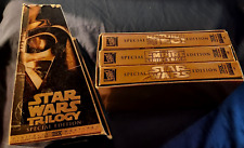 Star Wars Trilogy Special Edition VHS Box Set | Collectible Gold Box 1997 picture