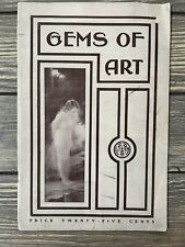Vintage 1903 Gems of Art Booklet The White City Art Company  picture