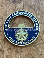 E85 USS McCLUSKY Last Commanding Officer CDR Ann McCann Challenge Coin picture