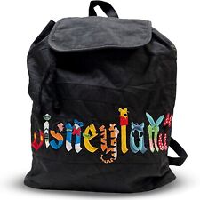 Disneyland Embroidered Black Nylon Backpack picture