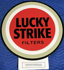 1997 Lucky Strike Filters Round Cigarette Advertising Tin Sign 27