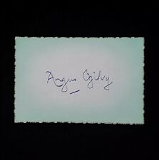Rare Antique British Royal Signed Card Document Sir Angus Ogilvy Queen Elizabeth picture