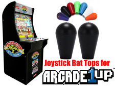 Arcade1up Street Fighter 2 - Joystick Bat Tops UPGRADE (2pcs Black) picture