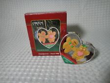 1998 Carlton Cards Christmas Ornament Gingerbread Men Cookie Cutter Grandparents picture