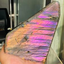 895g Large Amazing Natural Purple Labradorite Quartz Crystal Specimen Healing picture
