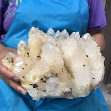 8.11 LB World Class Natural Clear Quartz Cluster Crystal Mineral Specimen picture