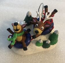 Hallmark Christmas Ornament Keepsake Collector Series Reindeer Antics picture