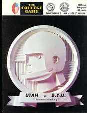 11/2 1968 Utah vs BYU football program bx33 picture