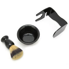 3pcs Shaving Brush Set Beard Shaving Brush Bowl Safety Shaving Stand Kit For BOO picture