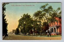 Evansville IN-Indiana, Panoramic View Riverside Drive Antique Vintage Postcard picture