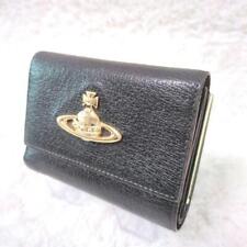 Beautiful Vivienne Westwood trifold wallet big orb clasp leather picture