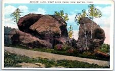 Postcard - Judges' Cave, West Rock Park, New Have, Connecticut, USA picture