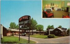 WILSON, North Carolina Postcard MATTHEWS MOTOR COURT Highway 301 c1960s Chrome picture