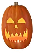 VTG Trendmasters 1995 Halloween Foam Mold Light Up Pumpkin Jack O Lantern 21” picture