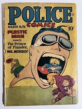 POLICE COMICS #76 QUALITY COMICS GROUP GOLDEN AGE 1948 LOWER GRADE picture