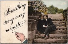 Vintage 1914 Love / Romance Greetings Postcard 