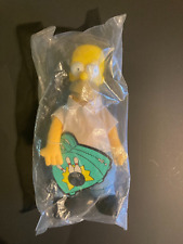 SEALED Vintage 1990 2 Figures Homer  Marge The Simpsons Burger King Plush Toys picture