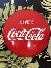 Rare Vintage 50’s Coca Cola Sign Made In Italy. picture