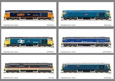 Pack of 6 BR Class 50 Cards picture