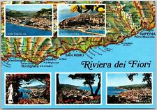 Riviera Dei Fiori Ventimiglia Bordighera San Remo Arma Di Taggia Italy Postcard picture