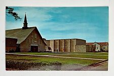 1968 Howe Military School IN All Saints Chapel Bouton Auditorium VTG Postcard picture