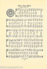 COLBY COLLEGE Vintage Song Sheet with School Seal c 1937 