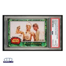 2022 Star Wars Sapphire Searching for the Little Droid 33/50 #19 PSA 10 Gem Mint picture