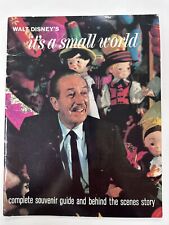 VINTAGE 1964 World's Fair Walt Disney It's A Small World Souvenir Guide picture