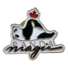Vintage 1987 Calgary Zoo Panda Magic Travel Souvenir Pin picture