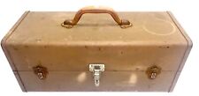 Vintage Kennedy Kits Brown Metal Tool Box Tackle Box T-18 18.25x7x8