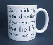 Thoreau Quotable Mug Coffee Cup Go Confidently In The Direction Of Your Dreams picture