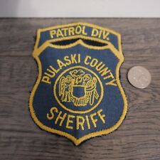 PULASKI COUNTY ARKANSAS  SHERIFF  Patrol Div. FABRIC PATCH picture