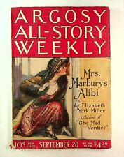 Argosy Part 3: Argosy All-Story Weekly Sep 20 1924 Vol. 163 #2 VG- 3.5 picture