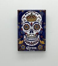 Corona Extra Beer Sugar Skull Sign Promotional Souvenir Refrigerator Magnet picture