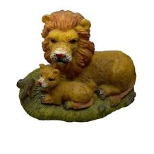 Lion and Cub Figurine Home Decor Savannah Wild Animal Zoo picture
