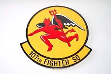 107th Fighter Squadron Plaque,14