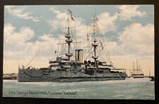Postcard War Ship  H.M.S. Caesar Flagship Lord Charles Beresford Royal Navy picture