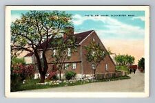 Gloucester MA-Massachusetts, The Ellery House Vintage Souvenir Postcard picture
