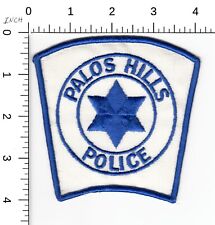 VINTAGE PALOS HILLS --CC BACKING ILLINOIS POLICE COLLECTIBLE PATCH picture