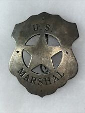 Vintage Antique Obsolete US Marshal  Shield Star Police Badge picture