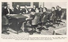 Russian and Japanese Peace Ambassadors Portsmouth N. H. postcard 3.9 picture