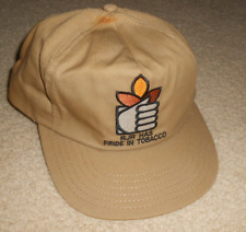 NOS RJ Reynolds ' RJR Has Pride in Tobacco ' Beige Cap Ballcap Hat NC picture