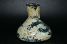 Ancient Roman Glass Vessel with Iridescent Patina Circa late 4th Century AD picture