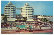 Miami Beach FL Sherry Frontenac Hotel Postcard Florida picture