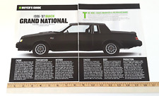 1986 - 1987 BUICK GRAND NATIONAL ORIGINAL 2019 ARTICLE picture