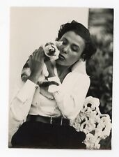 Lena Horne Cat Photo African American Singer Florence Homolka - Hollywood 1950s picture
