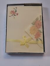Montag Vintage Boxed Stationary Japanese Lemon Blossom 30 sheets 20 envelopes picture