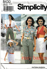 Simplicity Pattern 8430, Misses Summer Separates, Size 10-14, FF picture