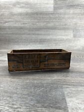 Antique Vintage Kraft 2lb Process American Cheese Hand Made Wood Box Chicago USA picture